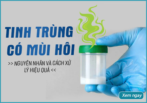 tinh trùng có mùi hôi