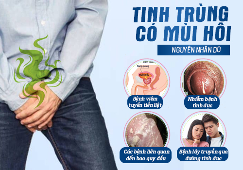 nguyên nhân tinh trùng có mùi hôi